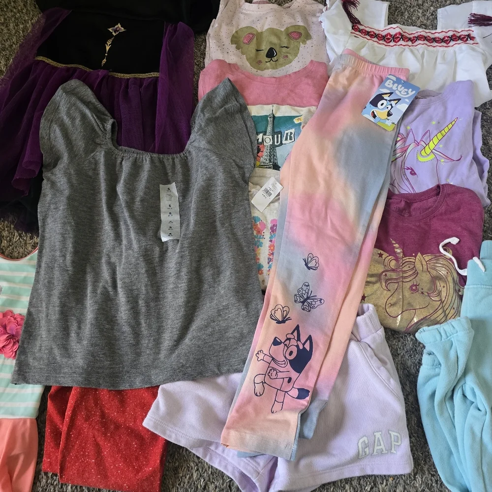 Girls Colorful 6-7y/7-8y Bundle
